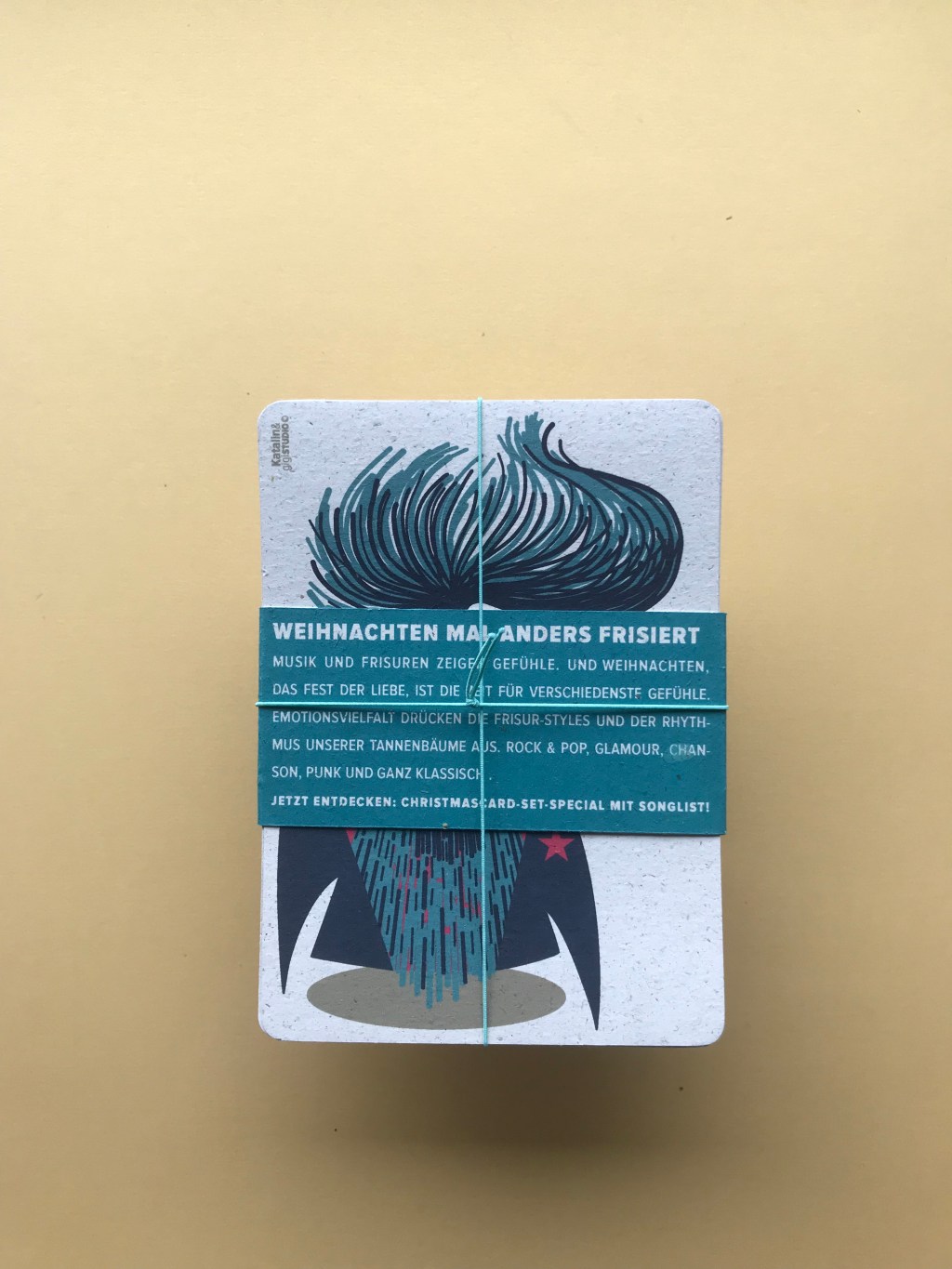 Christmascard Set mit&nbsp;Songlist!